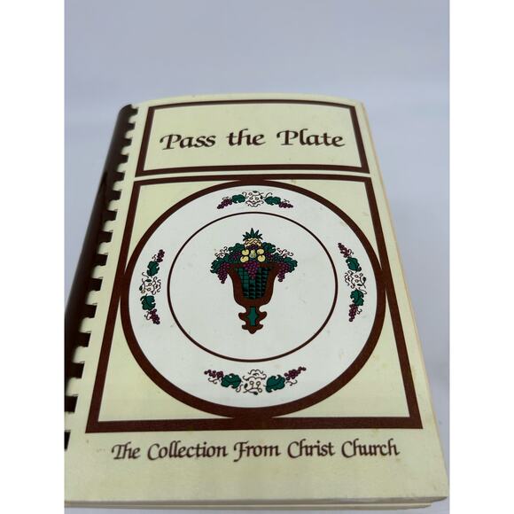 Pass the Plate Collection from Christ Church Cookbook Home Cooking Vintage - Picture 1 of 5